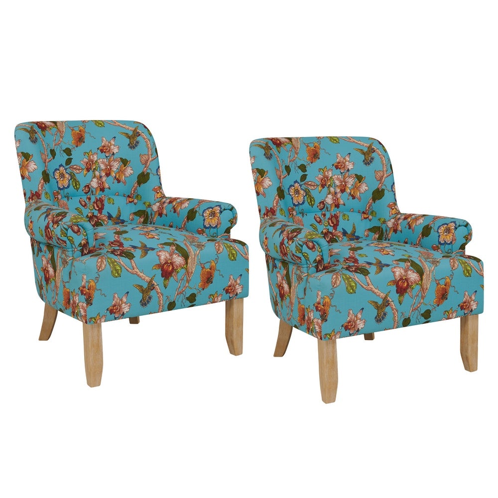Copper Grove Delvine Rolled Arm Chair (Set of 2)