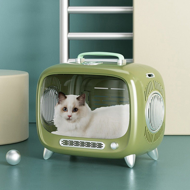 TV Shape Capsule Cat Carrier