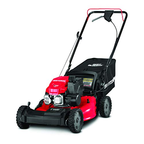 Craftsman 12AVU2V2791 149cc Engine Front Wheel Drive Self Propelled Lawn Mower, Red and Black