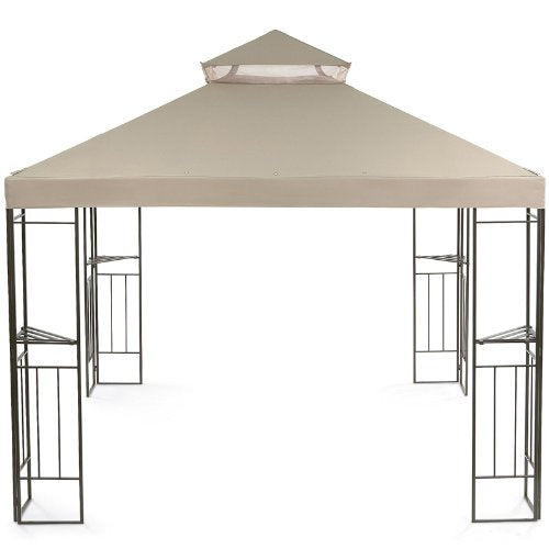 JCP 2011 Garden Gazebo Replacement Canopy Top Cover and Netting - RipLock 350