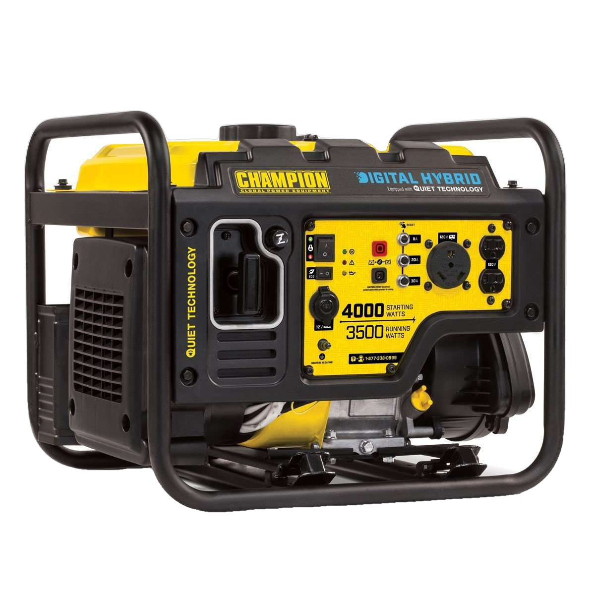 Champion 100302 3500W/4000W Digital Hybrid Inverter Gas Ultra Quiet Generator Manufacturer RFB