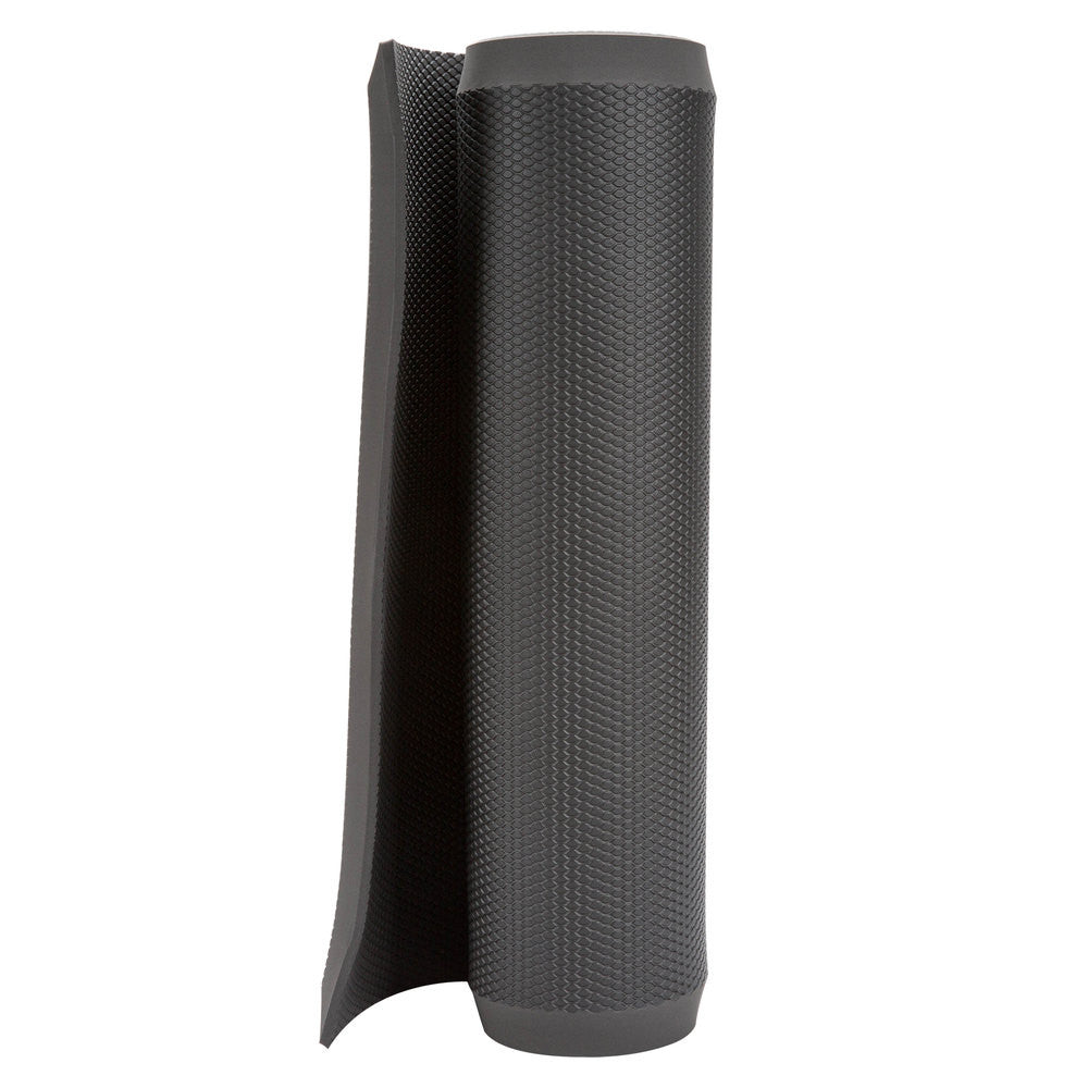 Cactus Mat 2200-35H VIP Black Cloud 3' x 5' Black Rubber Floor Mat with Drainage Holes - 3/4