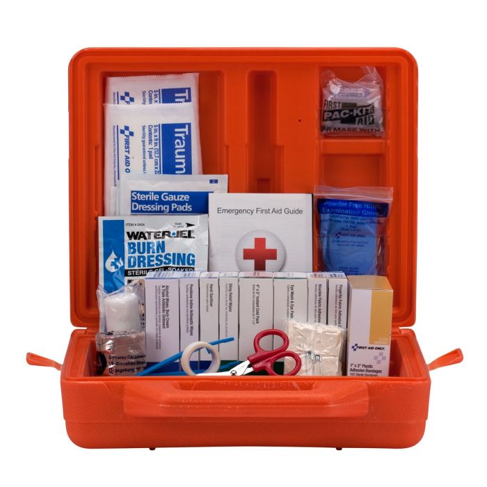 First Aid Only 50 Person Bulk Weatherproof First Aid Kit, ANSI Compliant (Case Of 3)