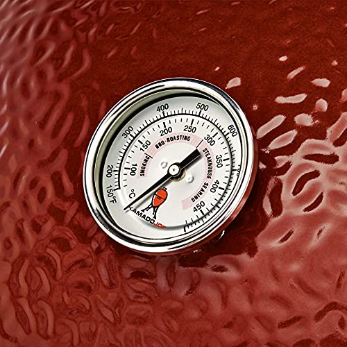Kamado Joe KJ23RH Classic I Charcoal Grill, 18 inch, Blaze Red