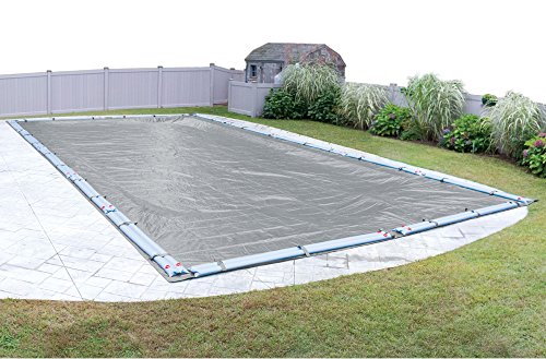 Pool Mate 302545R-PM 20-Year Premium Winter In-Ground Pool Cover, 25 x 45-ft, Dove Gray