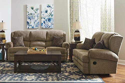 Lane Home Furnishings Double Motion Sofa, Brown