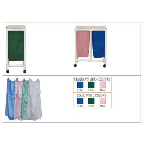 Graham Field PVC Standard Rolling Laundry Hampers