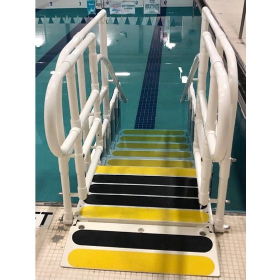AquaTrek ADA Compliant Forward Walking Pool Ladder System