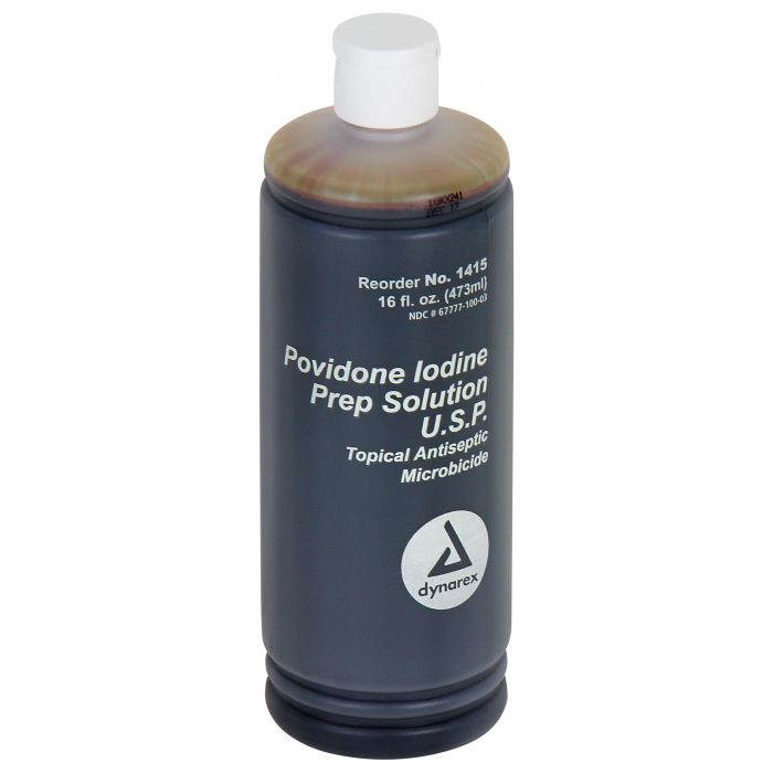 First Aid Only 16 oz. Povidone Iodine Scrub Solution Bottle (Case of 24)