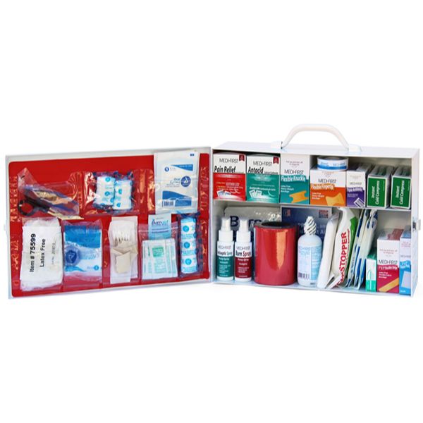 Medique 2 Shelf ANSI 438 Piece Class B First Aid Kit Cabinet