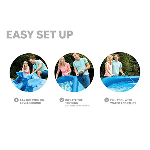 Longwei Swimming Pool Thicken Large Adult Paddling Pool   Family Child Swimming Pool 39684CM Dish Shape 3-5 People Blue