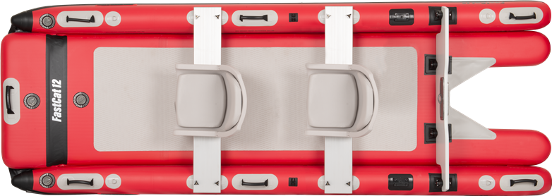 Sea Eagle FASTCAT12K_D Catamaran Inflatable Boat Deluxe Package New