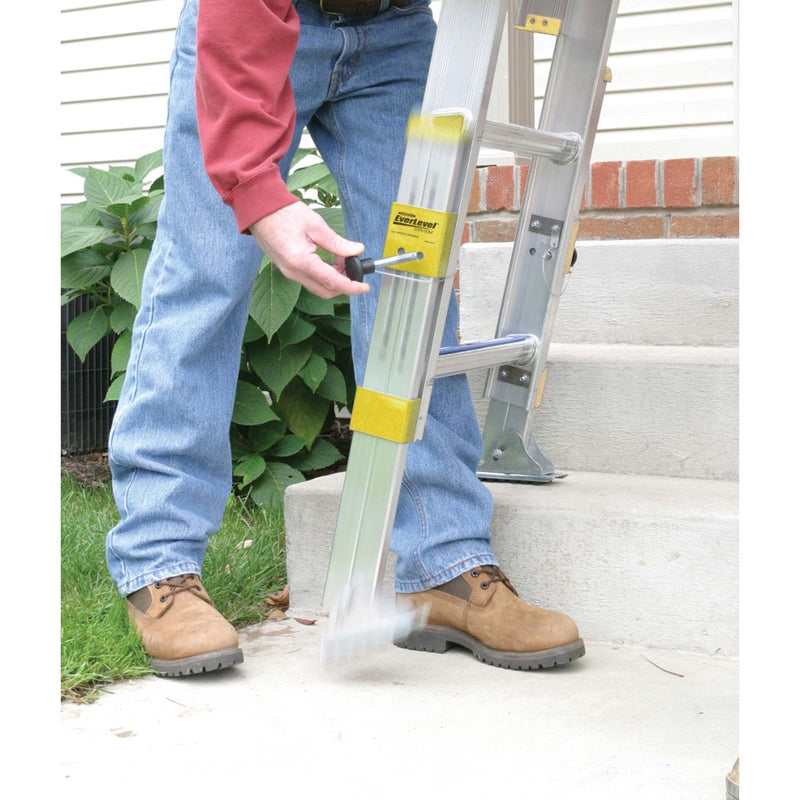 Werner Extension Ladder Equalizer Aluminum 28 ' Ansi, Osha 250 Lb 90 Degrees