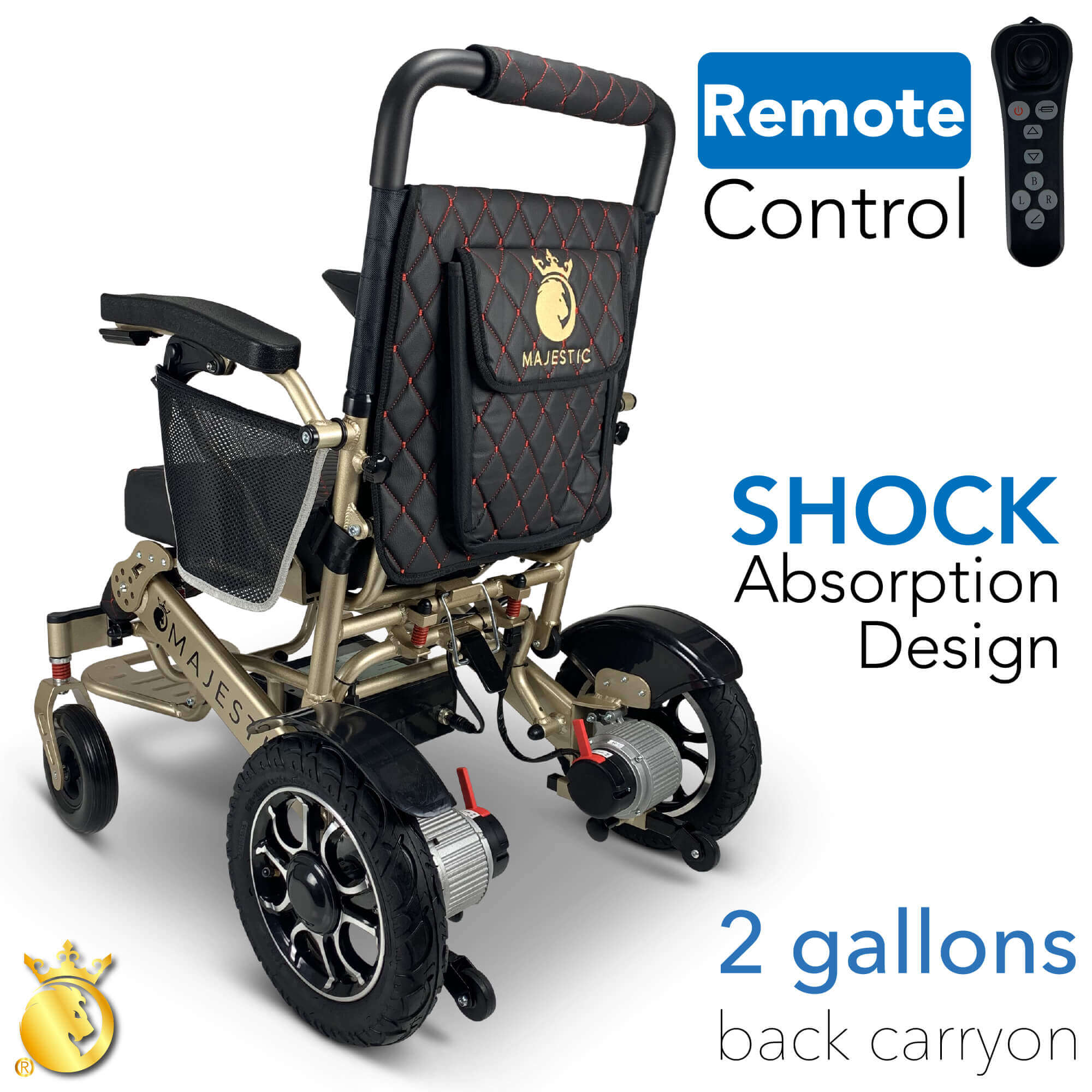 ComfyGO Majestic IQ7000 Remote Control Limited Edition Electric Wheelchair New