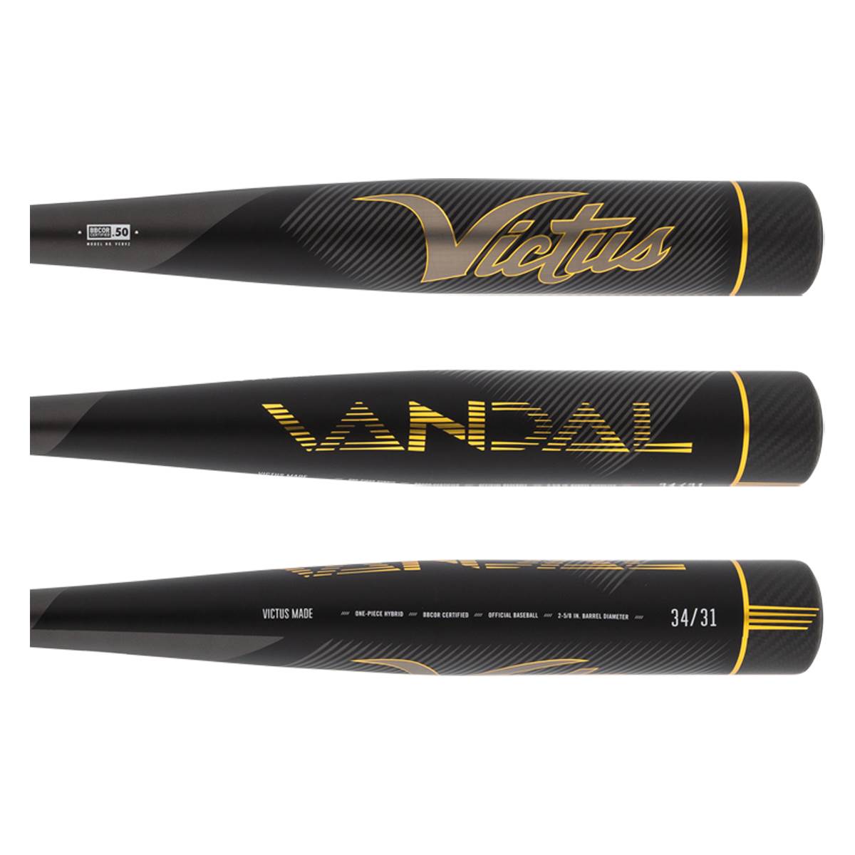 Victus Vandal Gold BBCOR Baseball Bat: VCBV2