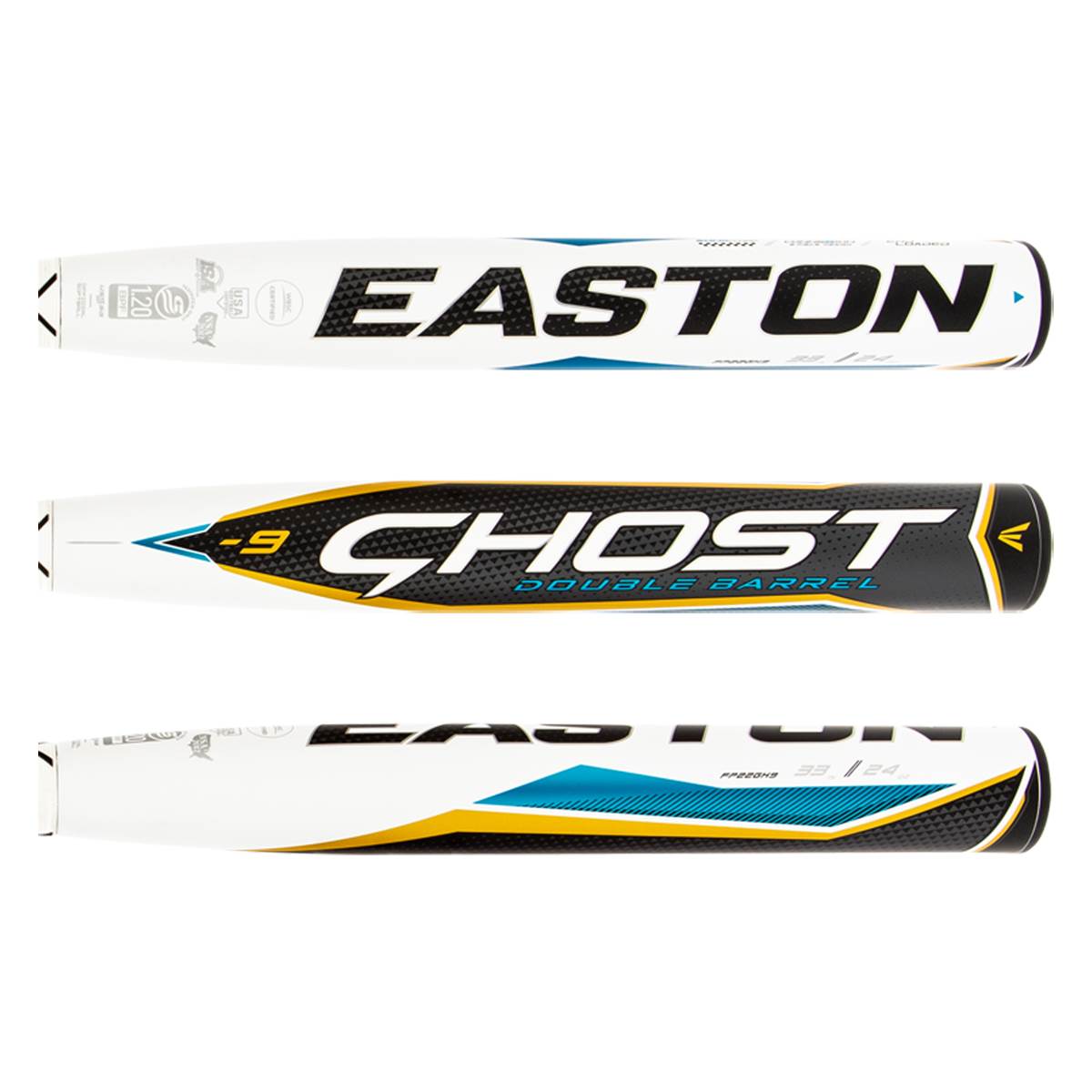 2022 Easton Ghost Double Barrel -9 Fastpitch Softball Bat: FP22GH9