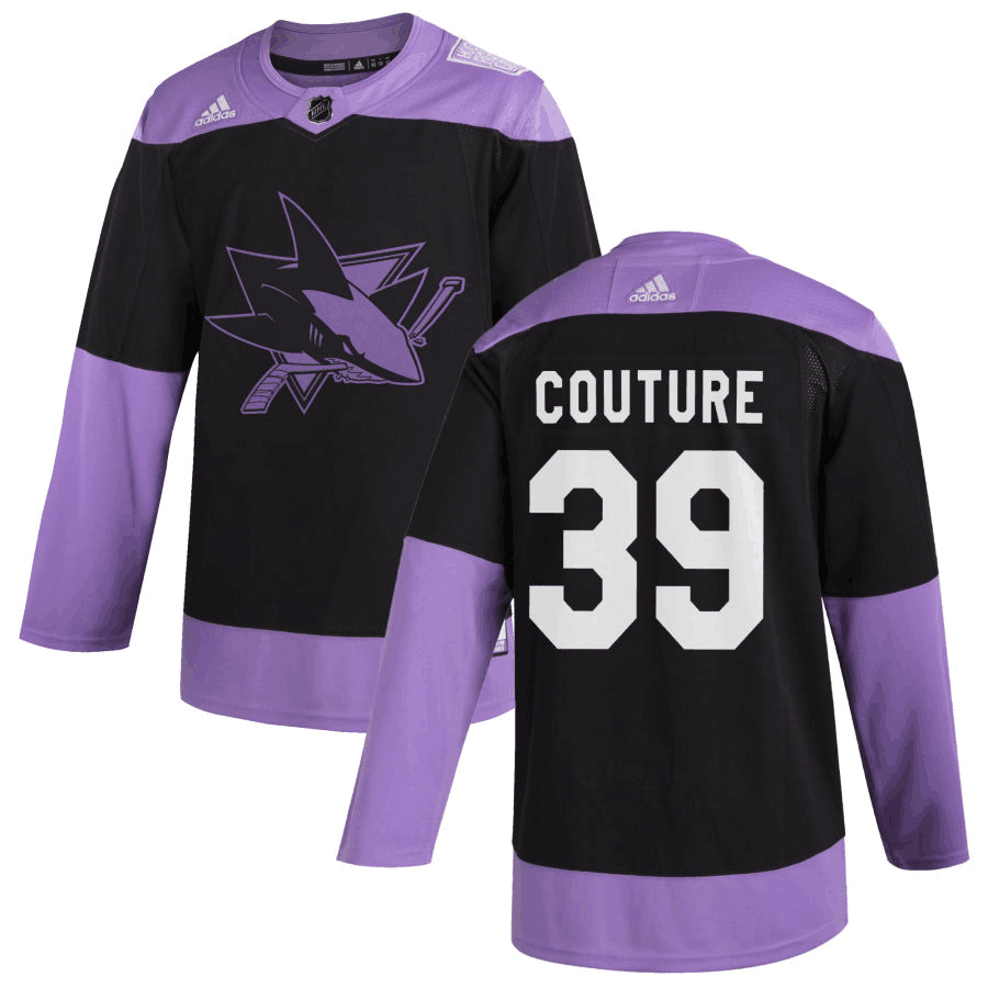 Men San Jose Sharks Logan Couture #39 NHL Jersey