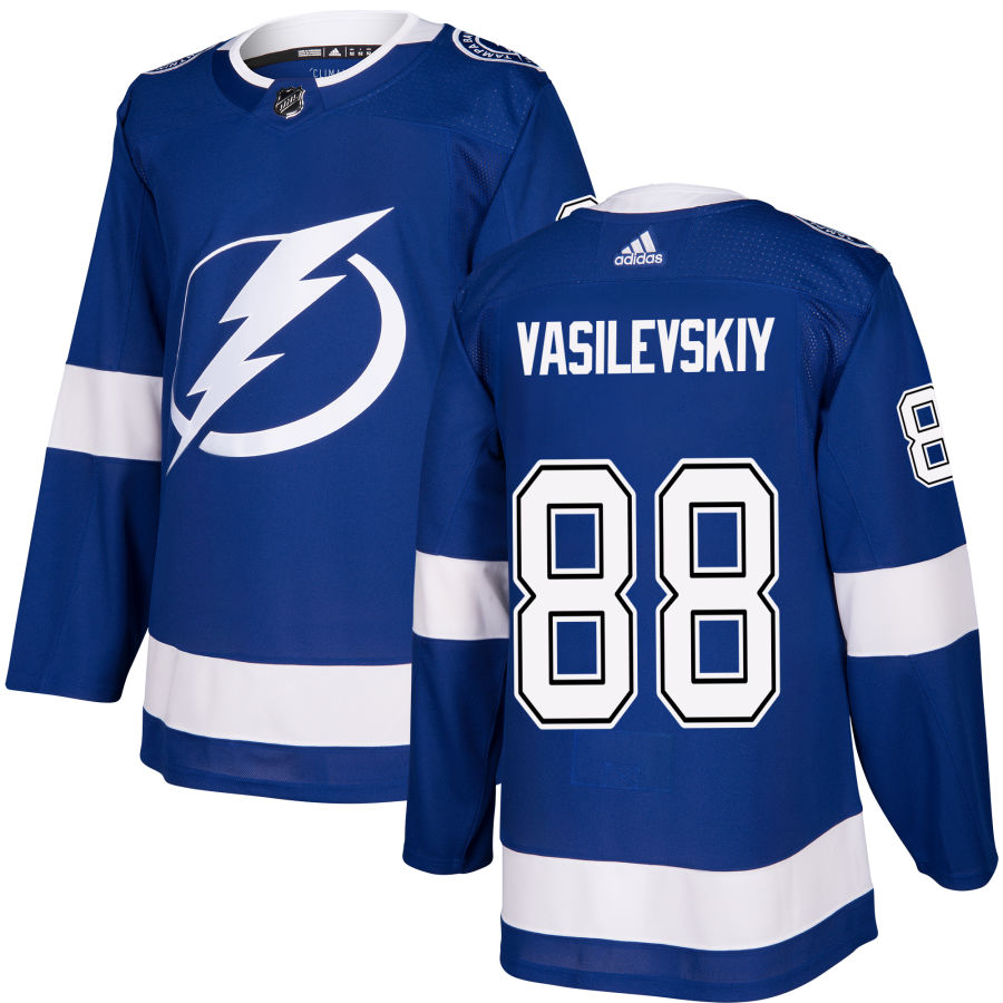 Men Tampa Bay Lightning Andrei Vasilevskiy #88 NHL Jersey