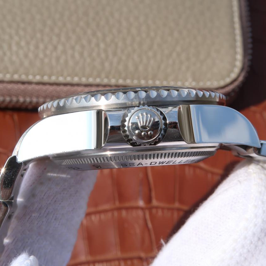 Deepsea Black Dial Oyster Steel 44mm