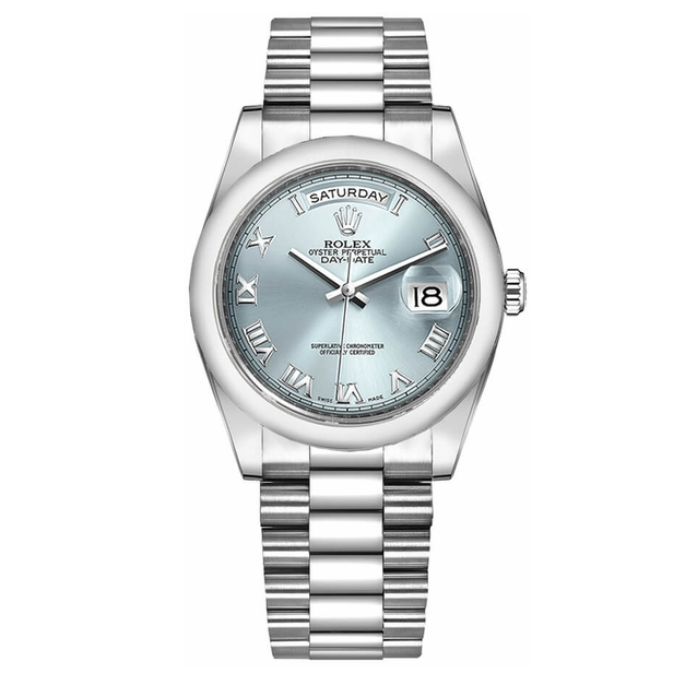 Day-Date Ice Blue Roman Numeral Dial 36mm