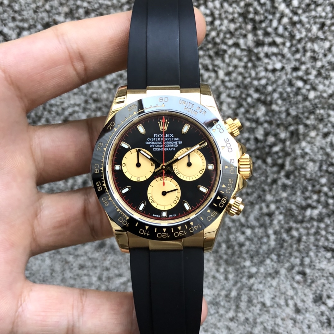 Daytona Yellow Gold Oysterflex 40mm