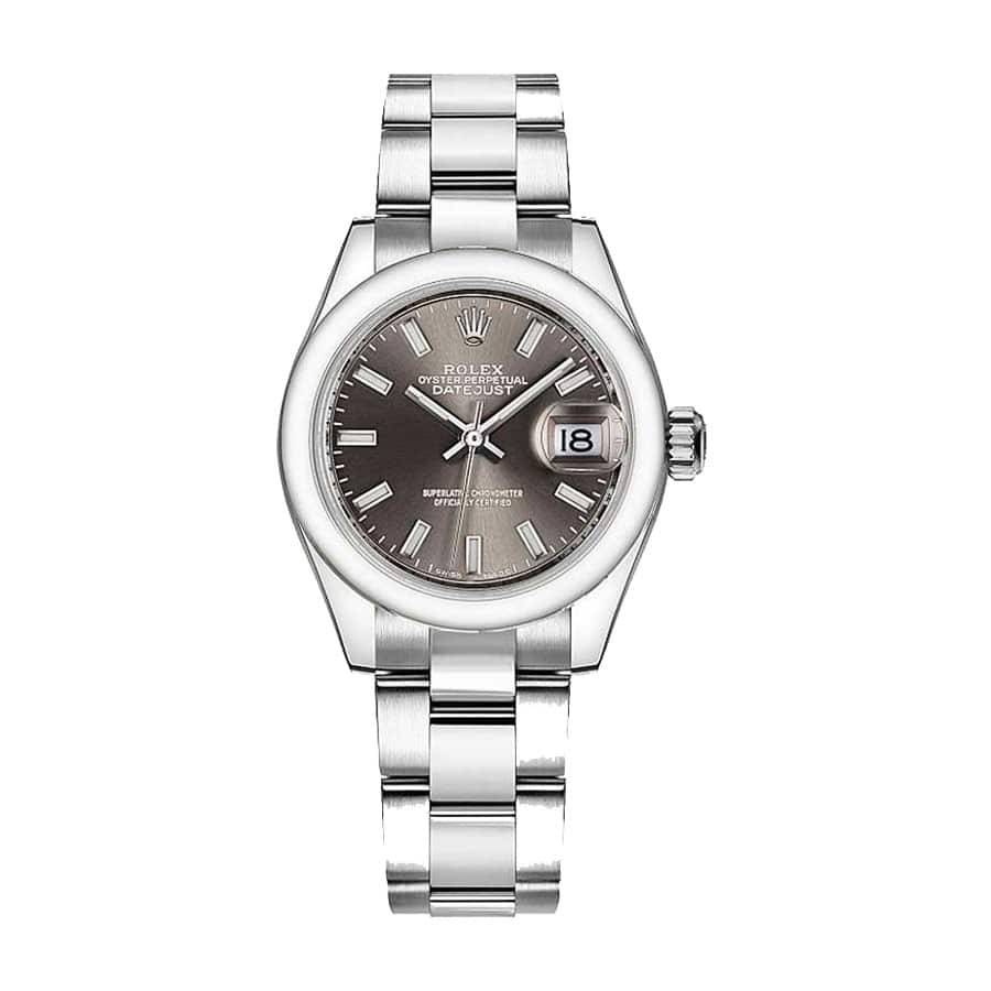 Rolex Datejust 279160-0010 Steel Automatic Dark Grey Dial Oyster Replica