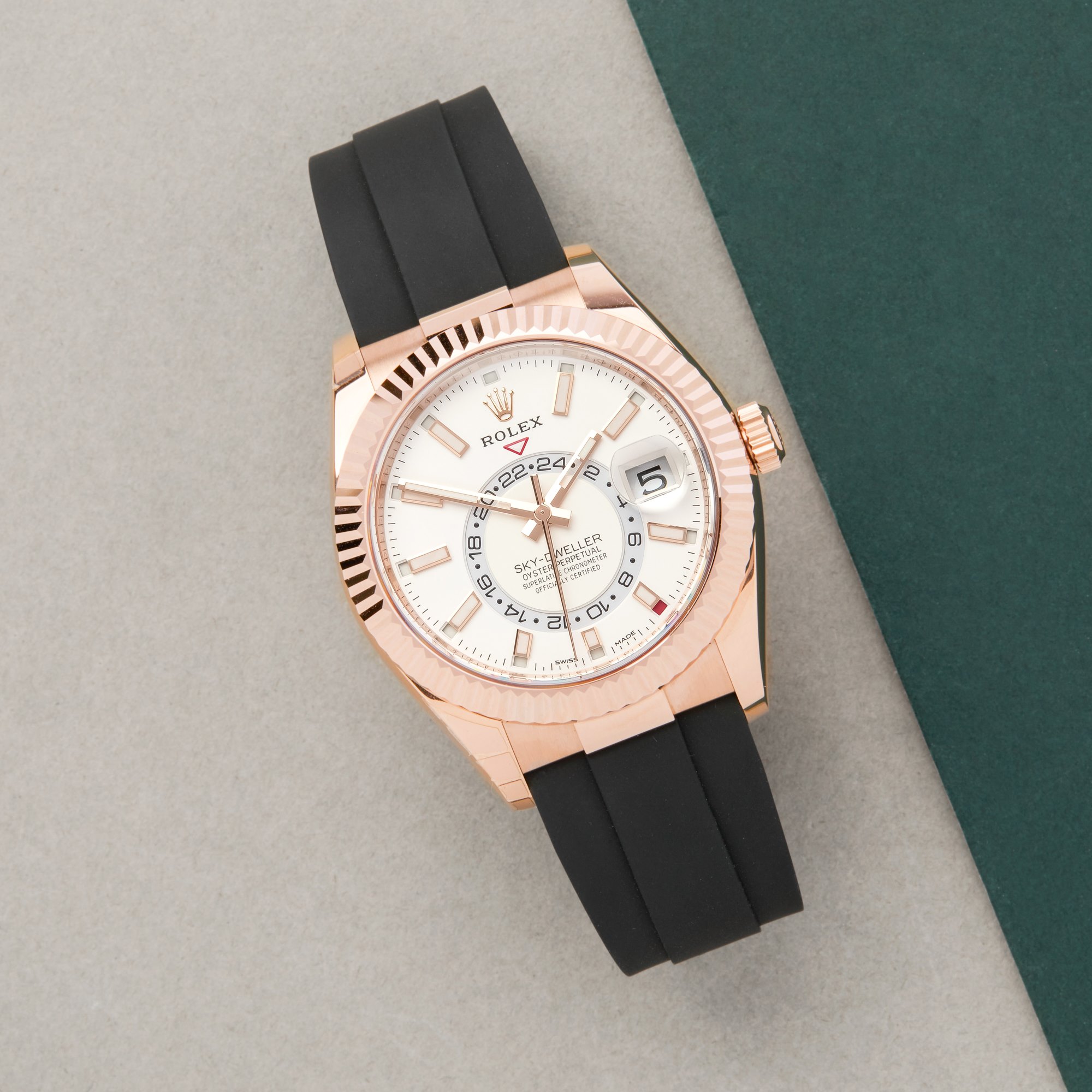 Sky-Dweller Oyster Flex White Dial 42mm