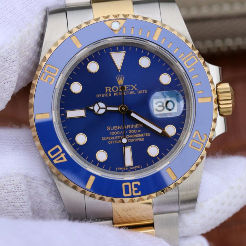 Submariner Date Blue Dial Two Tone 41mm