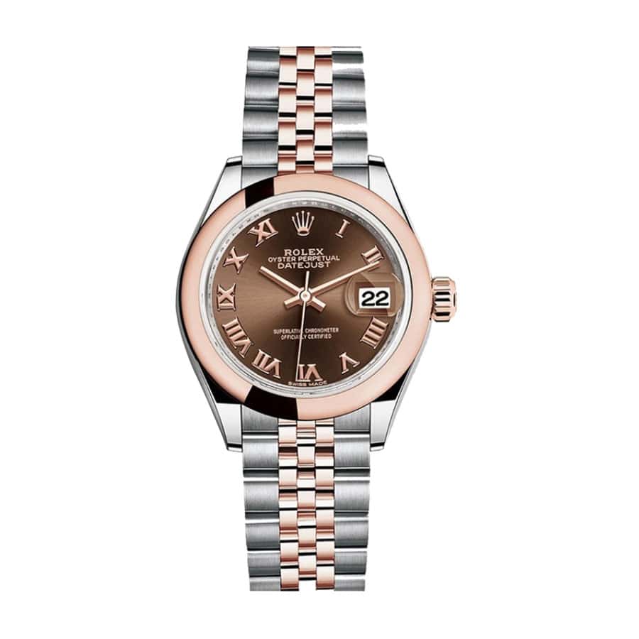 Rolex Datejust 279161-0009 Steel & Everose Gold Automatic Chocolate Dial Jubilee Replica