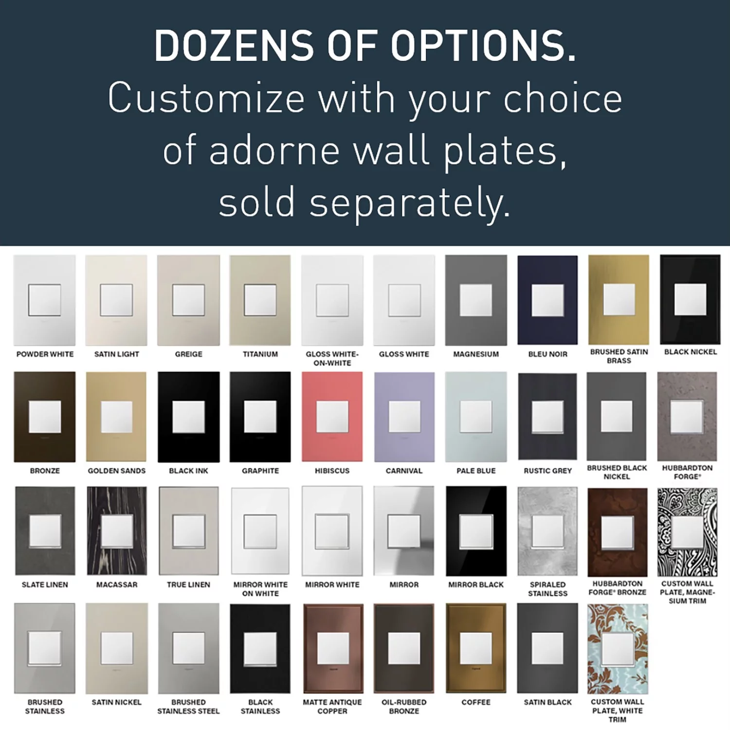 Legrand Wnah11 Adorne - Grey