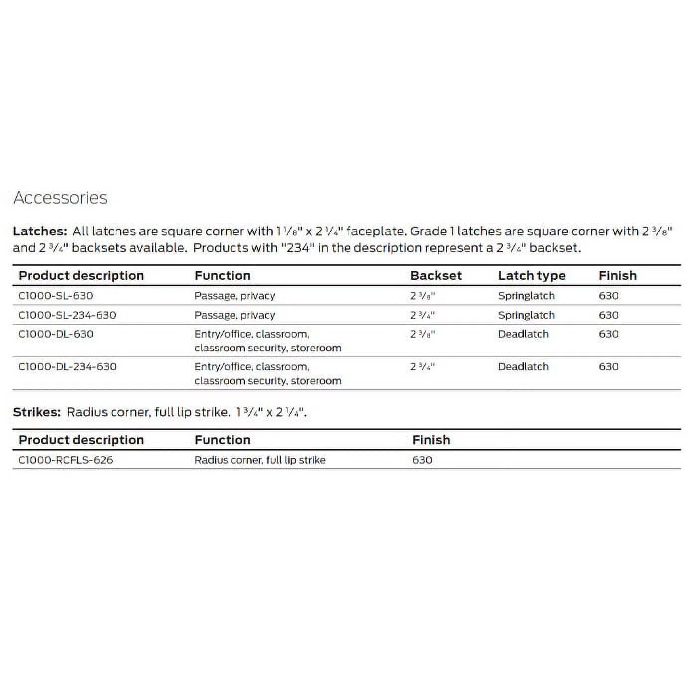 Dexter C1000-CLRM-C-613-KDC Cylindrical Lock Dark Oxidized Satin Bronze Oil Rubbed
