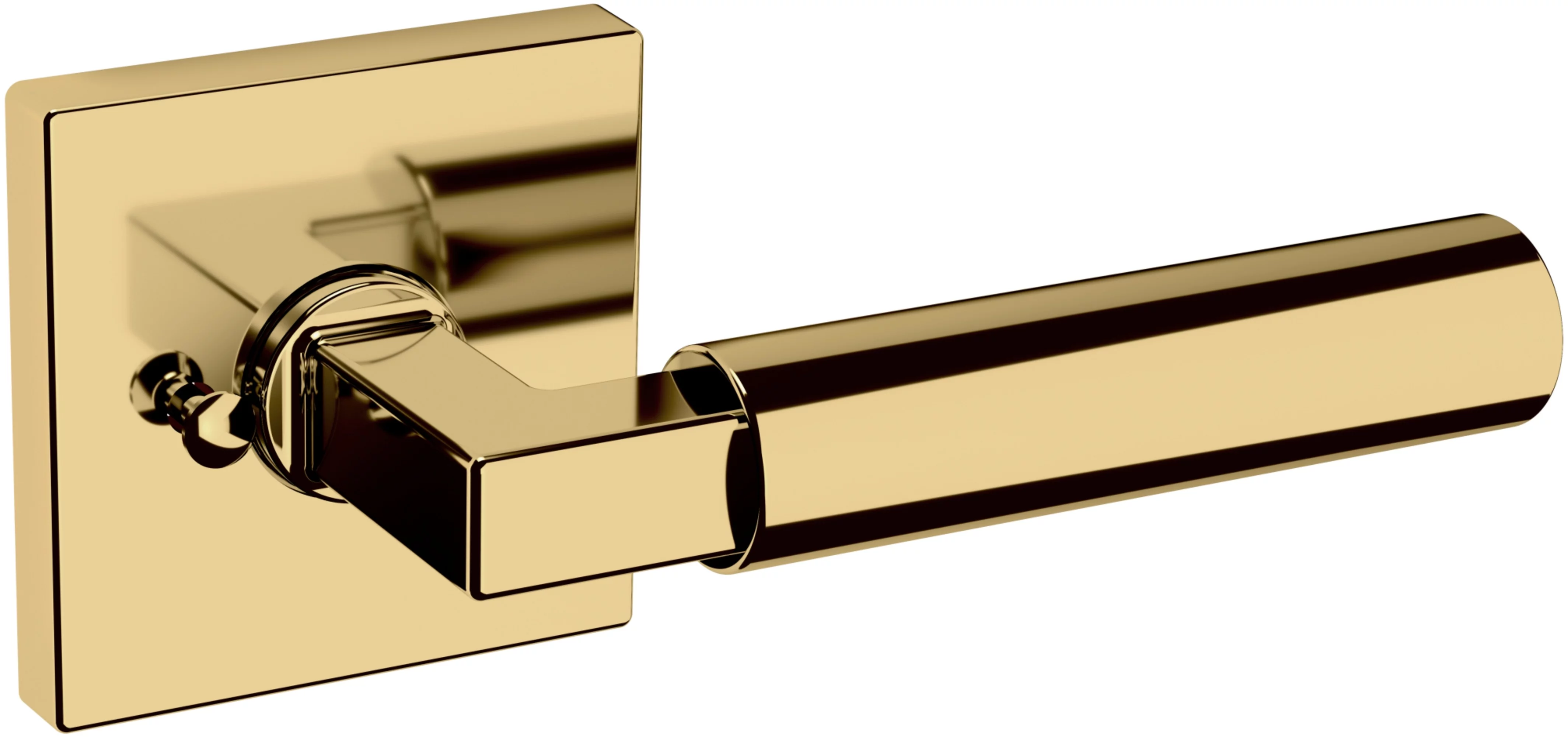 Baldwin L029.Priv L029 Gramercy Privacy Door Lever Set - Brass