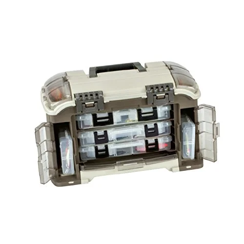 Plano Elite Series Ultimate Angled Tackle System, Graphite & Sandstone