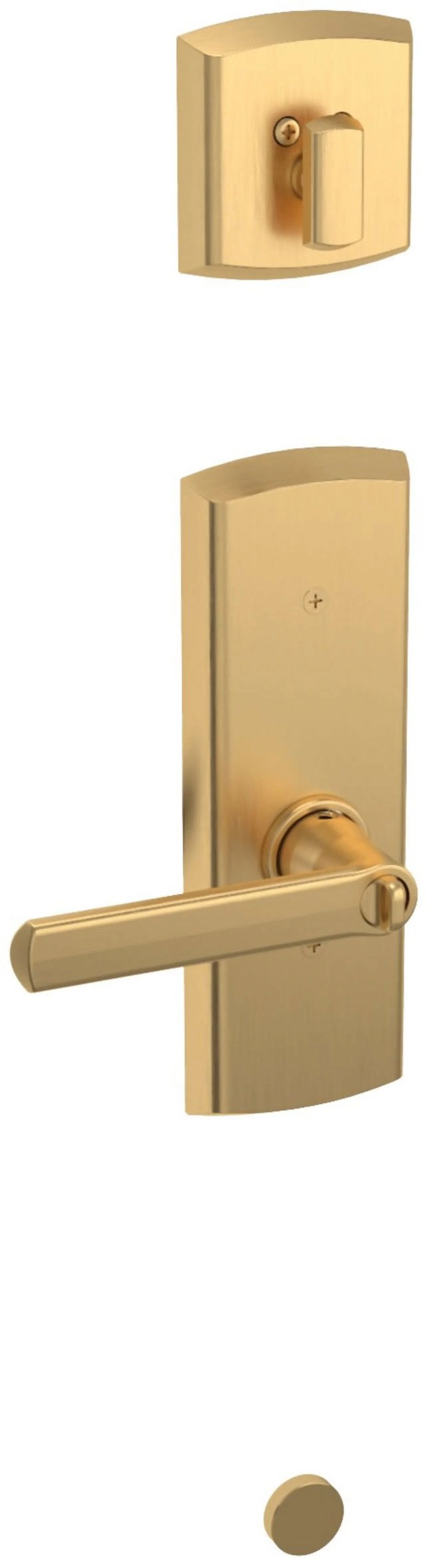 Baldwin 853851902LH Soho Two Point Left Handed Single Cylinder Sectional Handleset, Satin Black