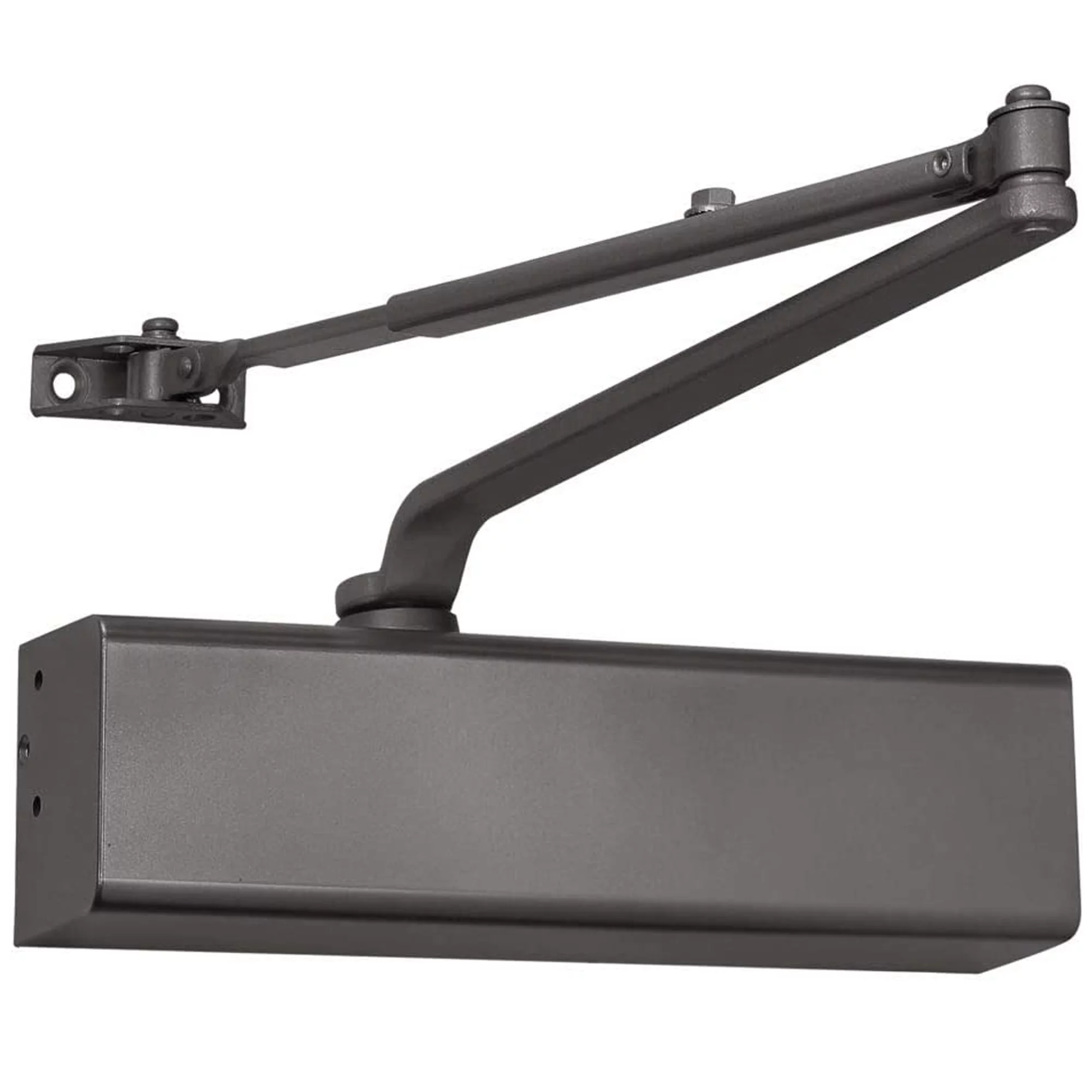 Lawrence Hardware Heavy Duty Commercial Door Closer for Interior & Exterior Doors, Duranodic Bronze