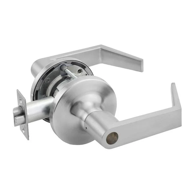 Commercial Classroom Augusta Lever Grade 1 Cylindrical Lock Less Cylinder, Satin Chrome