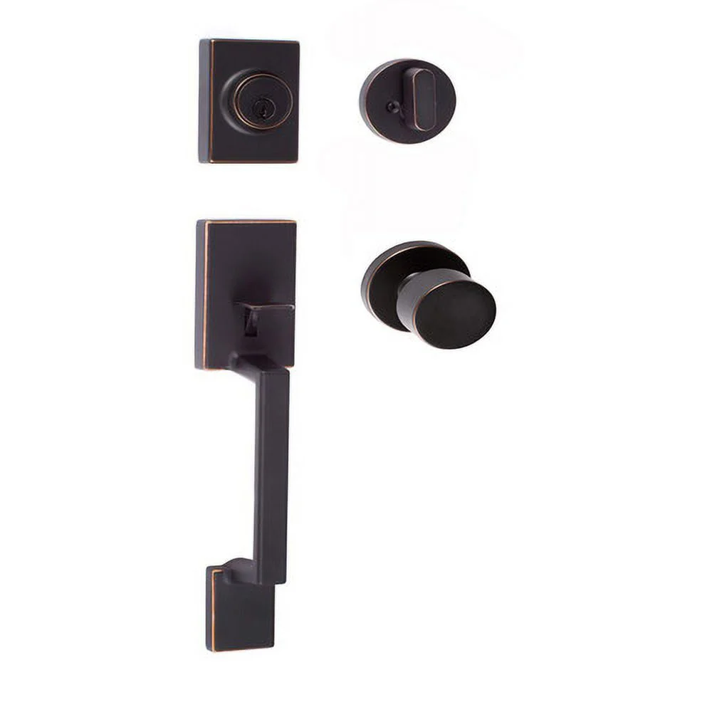 Sure-Loc Hardware Stockholm Single Cylinder Entrance Handleset