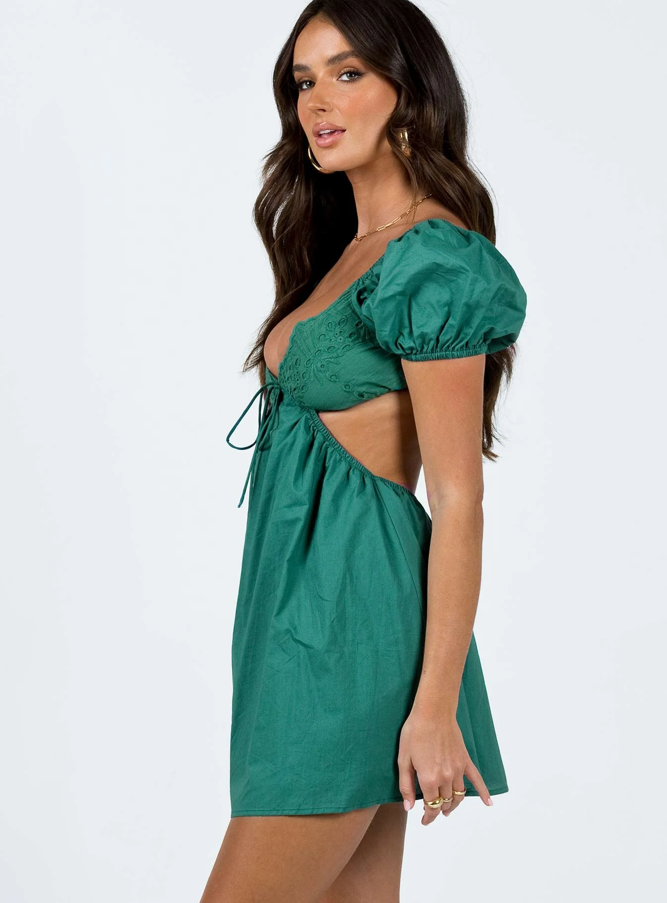 Elizer Mini Dress Green