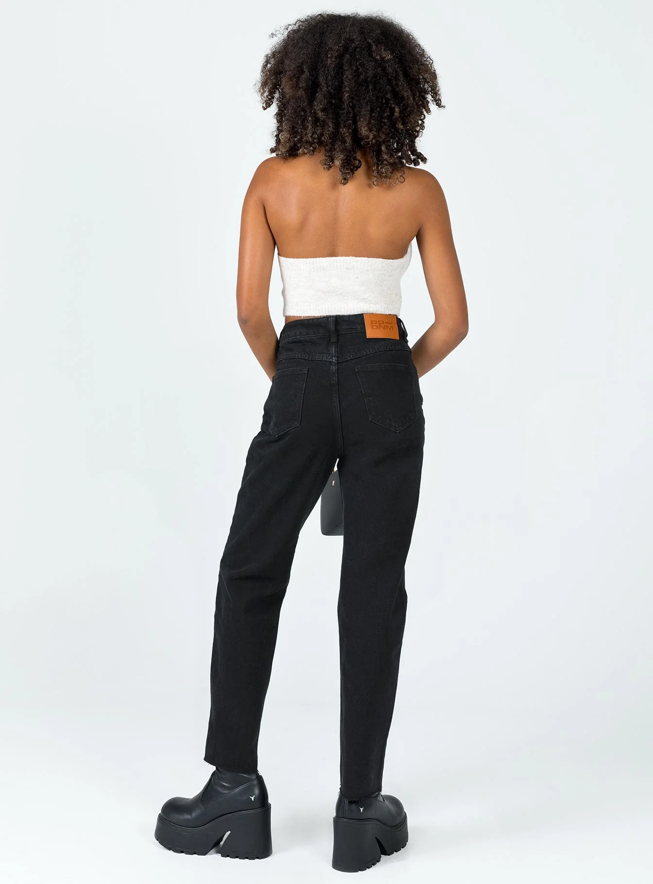 Harrow Straight Leg Denim Jeans Black