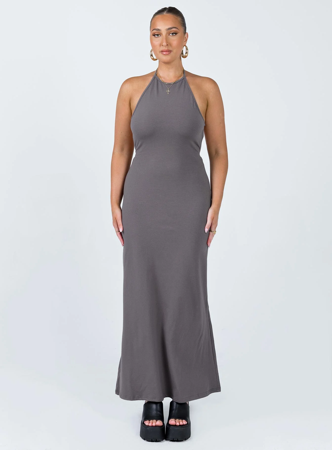 Caterina Maxi Dress Grey