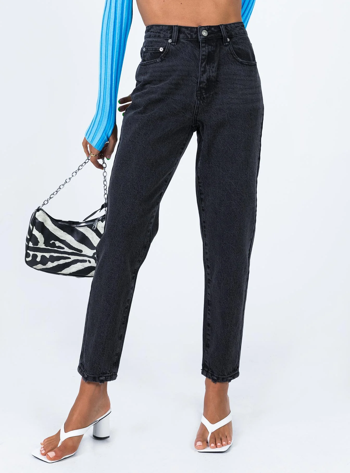 Zaiden Straight Leg Jeans Black Denim