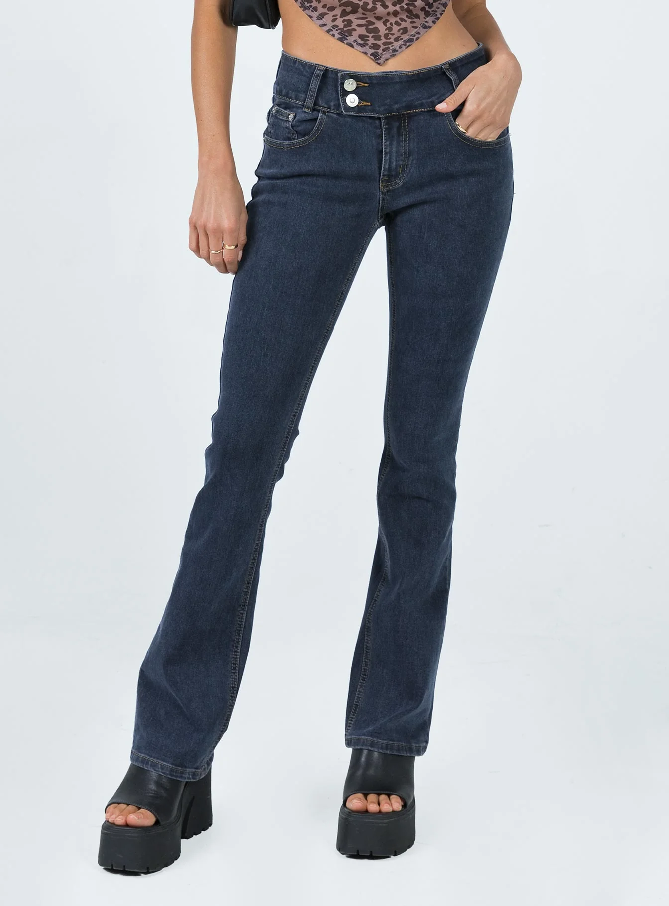 Kurnell Low Rise Slim Jeans Denim