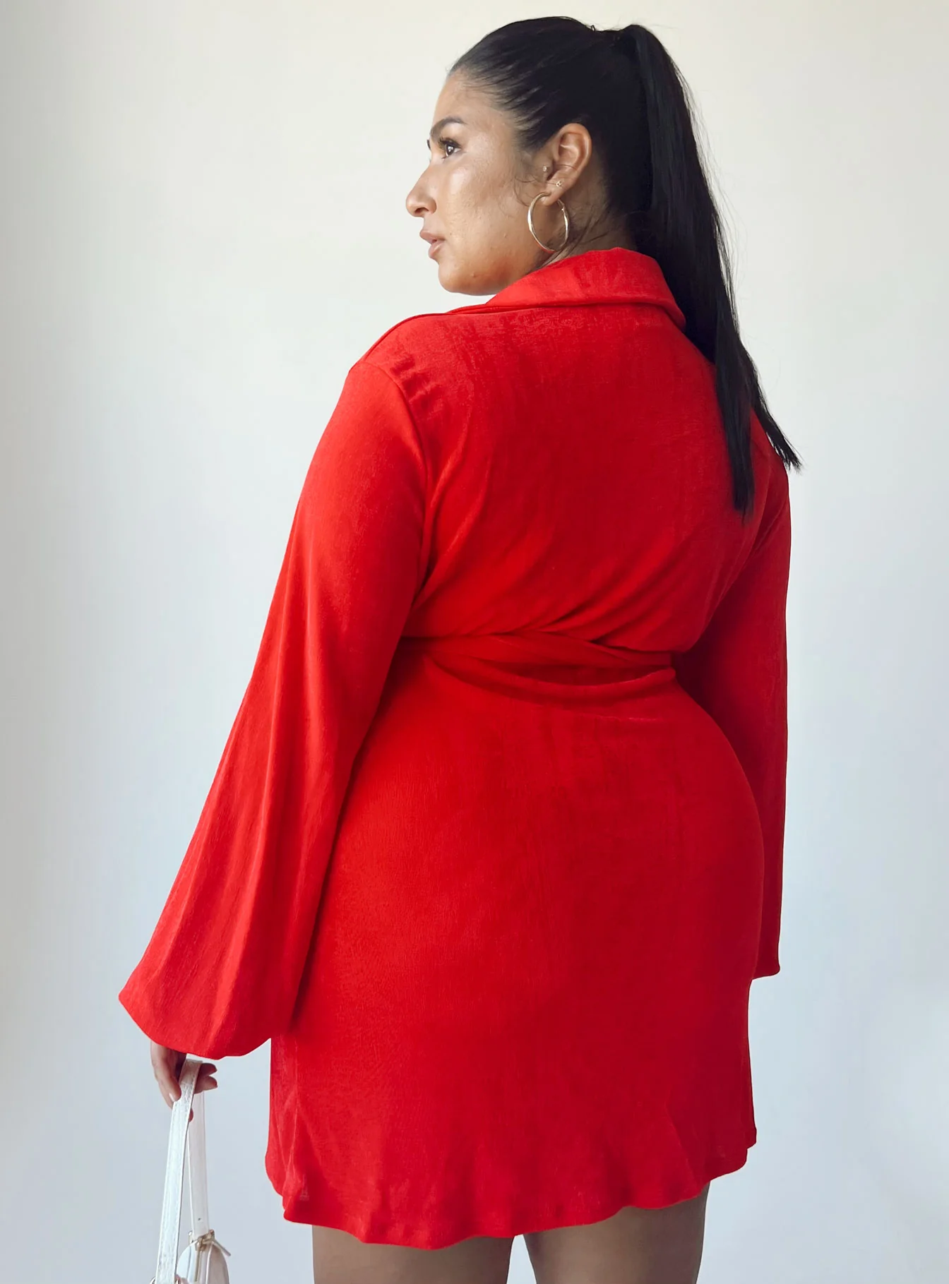 Party Time Mini Dress Red Curve