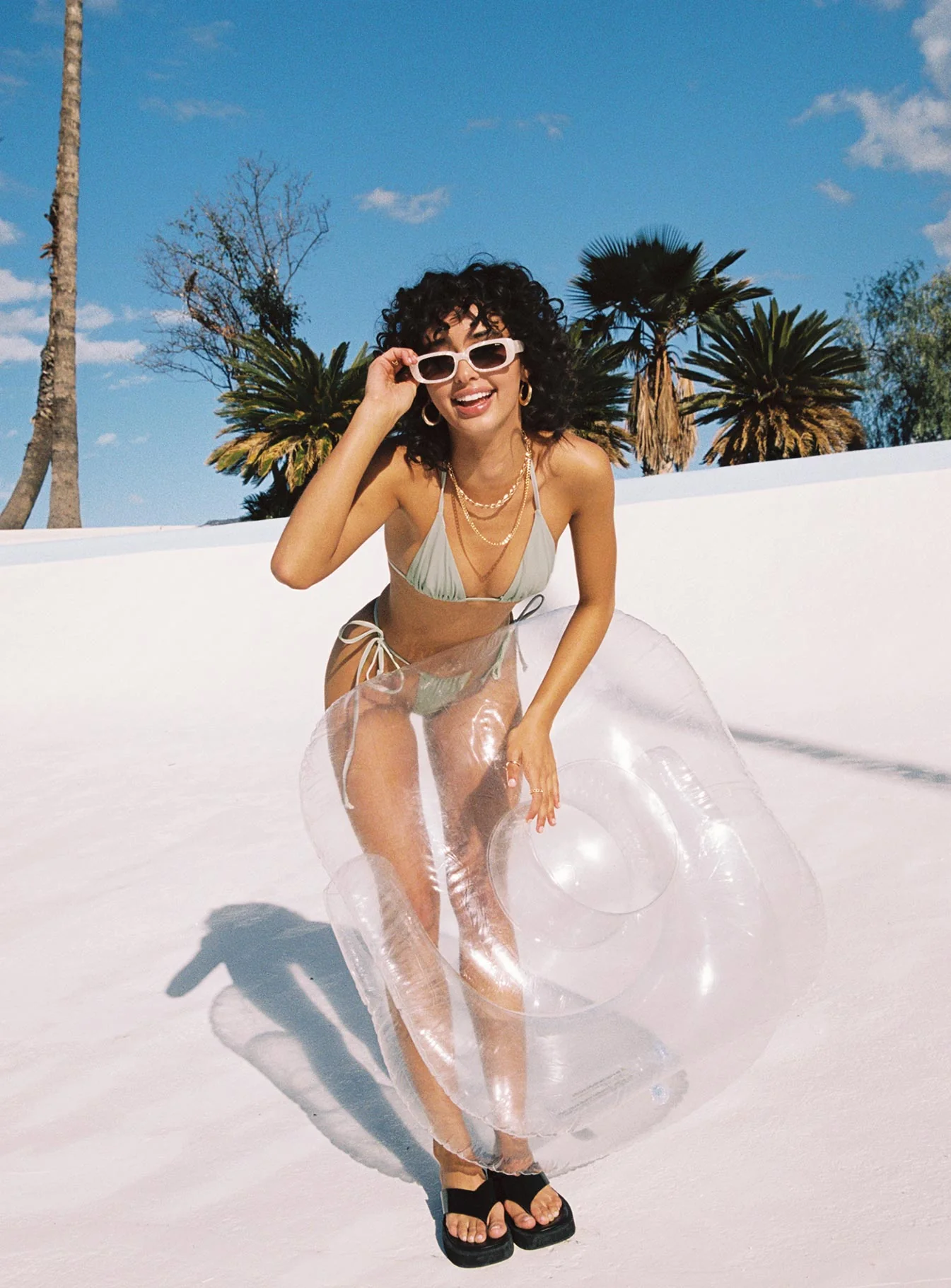 Jenner Bikini Top Sage