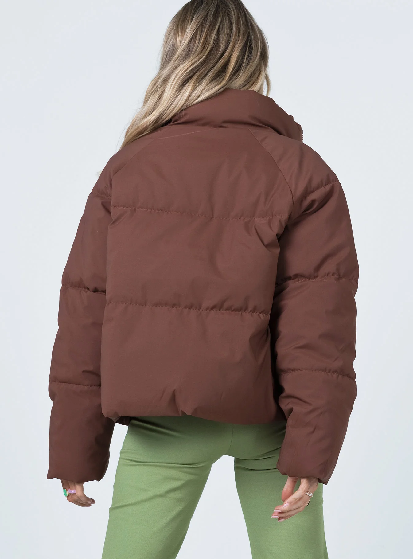 Zaria Puffer Jacket Brown