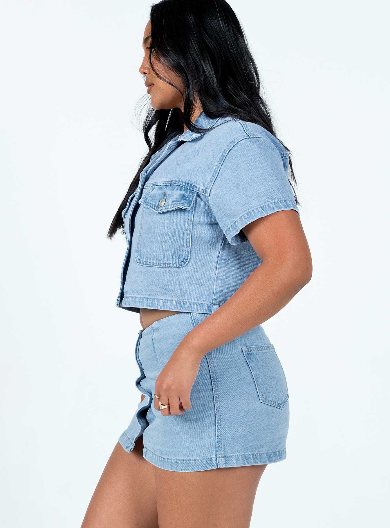 The Justin Mini Skirt Denim