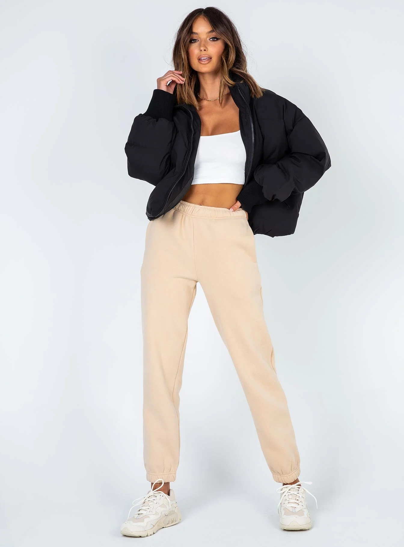 Abe Puffer Jacket Black Eco