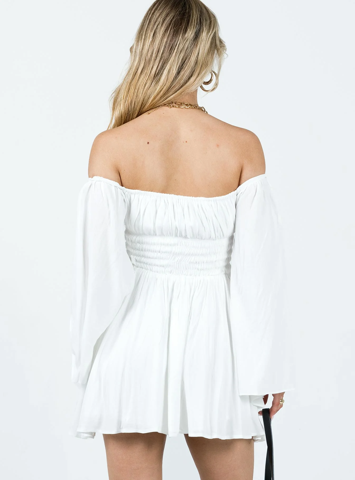 Halle Mini Dress White