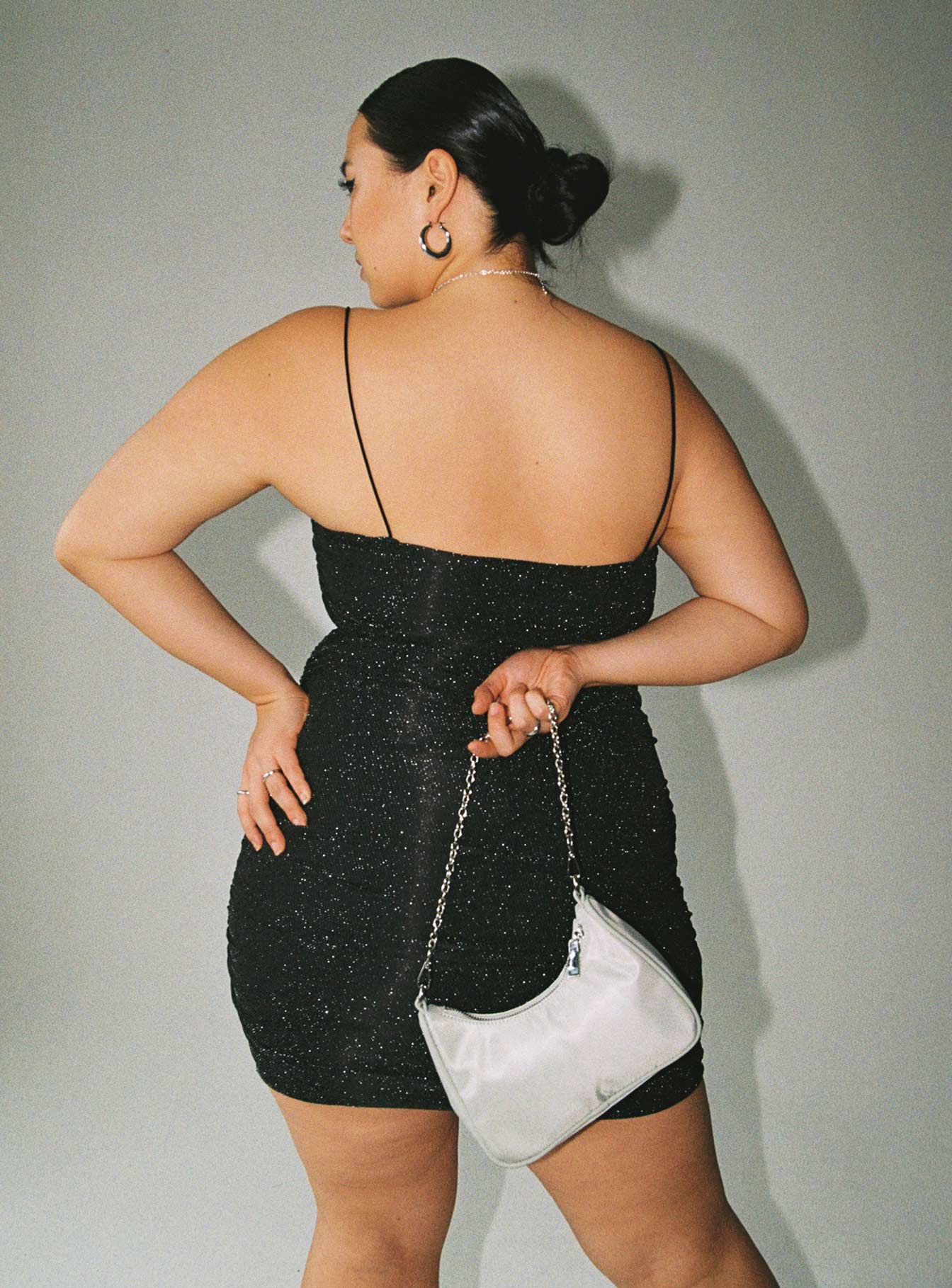 Reeva Mini Dress Black Curve