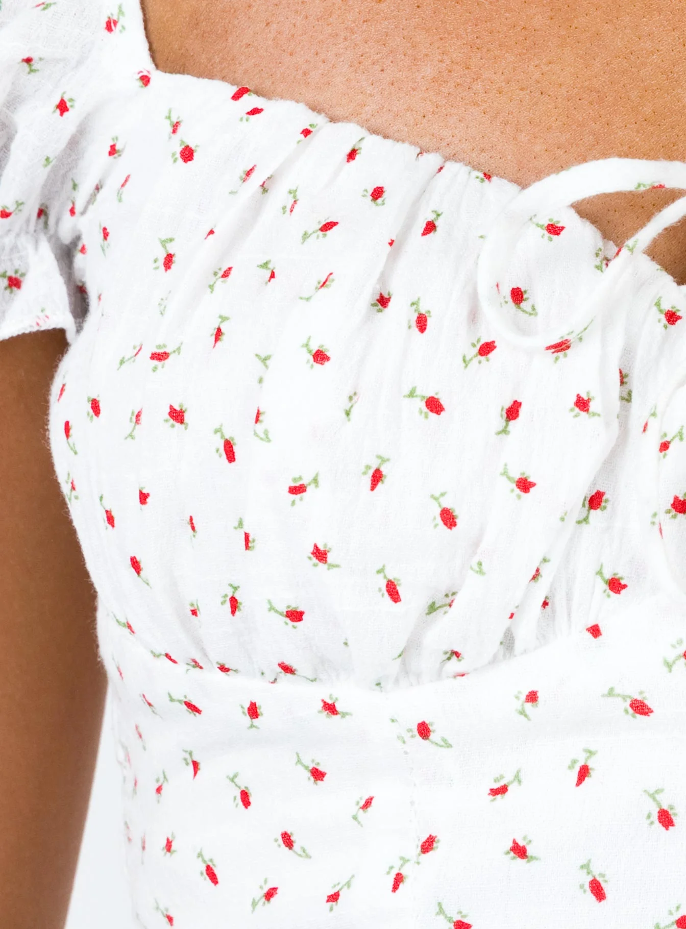 Natalina Mini Dress White